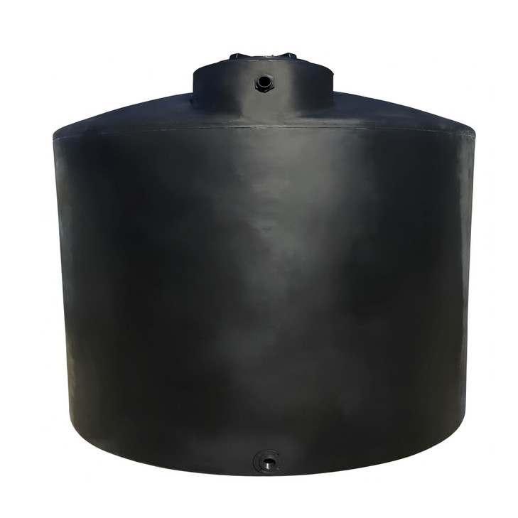 5000 Gallon Black Norwesco Plastic Water Storage Tank  42044