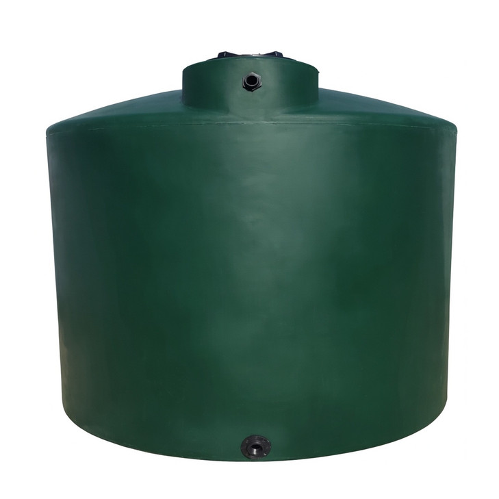 7750 Gallon Green Norwesco Plastic Water Storage Tank  44123