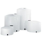 2000 Gallon Vertical Liquid Storage Tank - Natural White (64" x 152")