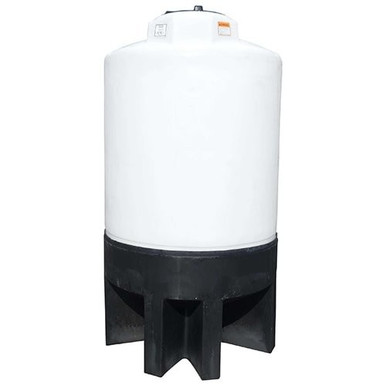 500 Gallon 30 Degree Cone Bottom Tank with Poly Stand