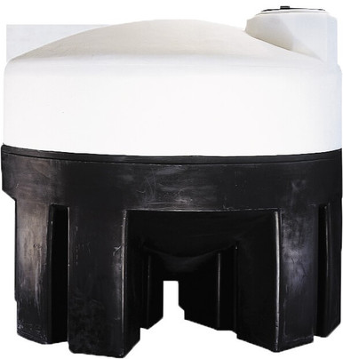 750 Gallon 20 Degree Cone Bottom Tank with Poly Stand