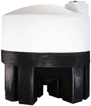 1600 Gallon 30 Degree Cone Bottom Tank with Poly Stand