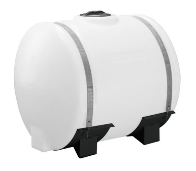 Norwesco 150 Gallon Plastic Applicator Saddle Tank in White