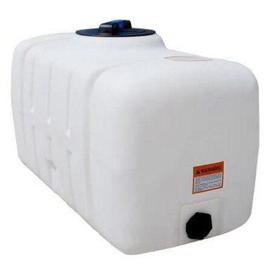 Norwesco 50 Gallon Portable Loaf Utility Tank in White