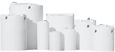 Snyder Industries 12000 Gallon Plastic Vertical Liquid Storage Tank in White