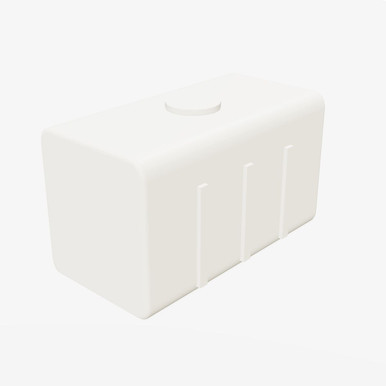 Norwesco 50 Gallon Flat Bottom Tank w/Slosh Guard White