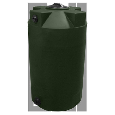 Bushman 125 Gallon Plastic Vertical Water Storage Tank in Green