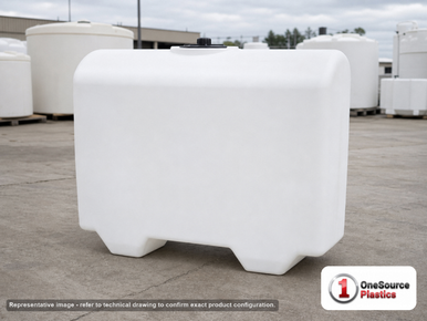 Norwesco 200 Gallon Plastic Pest Control Operator Tank in White