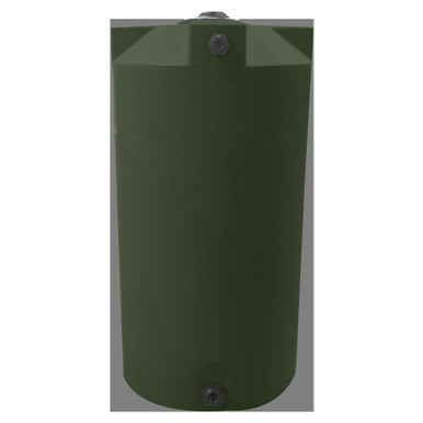 Bushman 250 Gallon Plastic Vertical Water Storage Tank in Dark Green