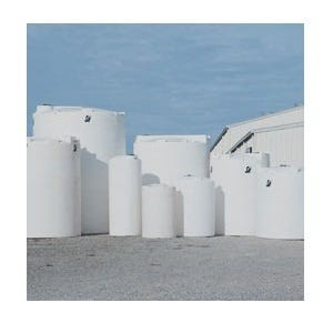 Snyder Industries 9500 Gallon HDPE Vertical Chemical Storage Tank in White