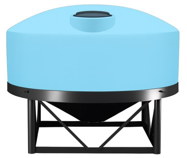 Norwesco 1320 Gallon 15 Degree HDPE Vertical Cone Bottom Tank