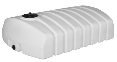 Norwesco 1275 Gallon Hauling Water Storage Tank with Low Profile Design in White