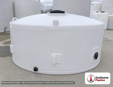 Snyder Industries 7000 Gallon HDPE Vertical Liquid Storage Tank with ASTM Certification