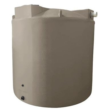 Bushman 2500 Gallon Mocha Rainwater Collection Tank