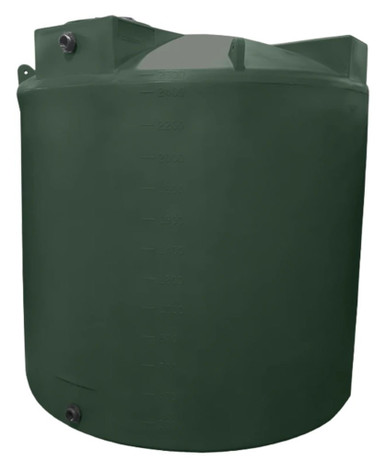 Bushman 2500 Gallon Dark Green Vertical Water Storage Tank