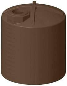 Bushman 3000 Gallon Dark Brown Rainwater Collection Storage Tank