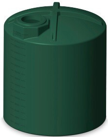 Bushman 3000 Gallon Green Rainwater Collection Storage Tank