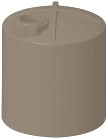 Bushman 3000 Gallon Mocha Rainwater Collection Storage Tank