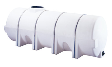 Norwesco 3250 Gallon Plastic Horizontal Leg Tank without Fittings in Black