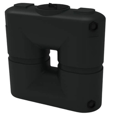 Bushman 130 Gallon Black Slimline Rainwater Storage Tank