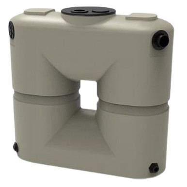 Bushman 130 Gallon Mocha Slimline Water Storage Tank