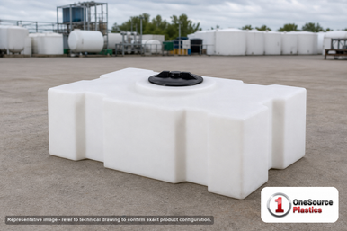 Snyder Industries 50 Gallon Rectangular PCO Tank (No Hoops)