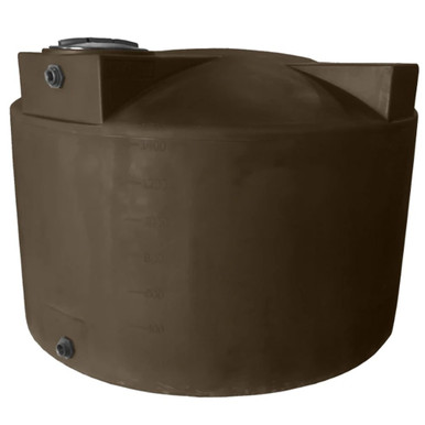 Bushman 1500 Gallon Dark Brown Vertical Water Storage Tank