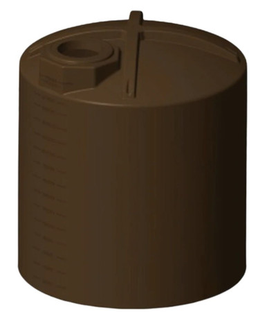 Bushman 3000 Gallon Dark Brown Vertical Water Storage Tank