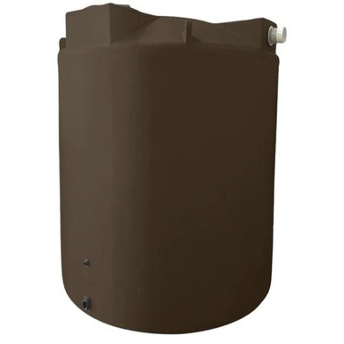 Bushman 3000 Gallon Dark Brown Rainwater Collection Storage Tank