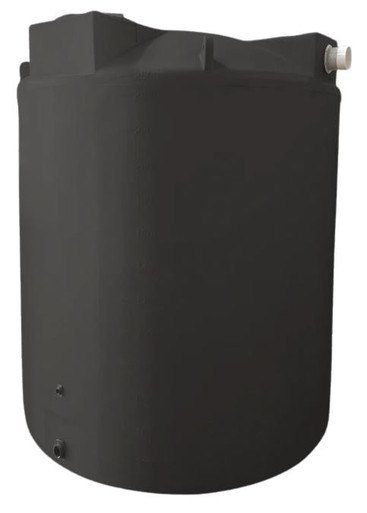 Bushman 3000 Gallon Black Rainwater Collection Storage Tank