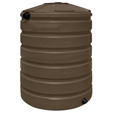 Bushman 330 Gallon Dark Brown Rainwater Collection Storage Tank