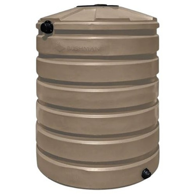 Bushman 330 Gallon Mocha Rainwater Collection Storage Tank