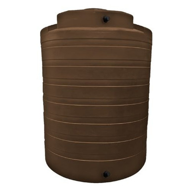Bushman 4050 Gallon Dark Brown Rainwater Collection Storage Tank