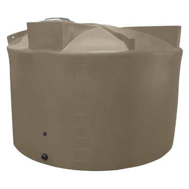 Bushman 5000 Gallon Mocha Rainwater Collection Tank