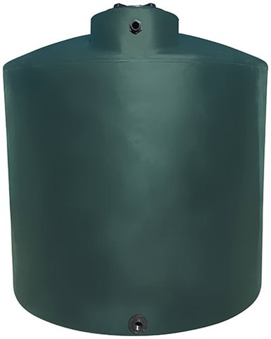 Norwesco 2100 Gallon Green Vertical Water Storage Tank