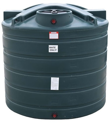 Enduraplas 1550 Gallon Dark Green Vertical Water Storage Tank