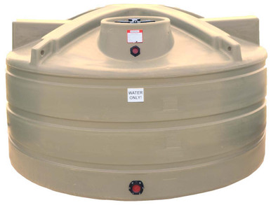 Enduraplas 1125 Gallon Beige Vertical Water Storage Tank