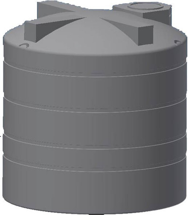 Norwesco 3450 Gallon Dark Green Vertical Water Storage Tank