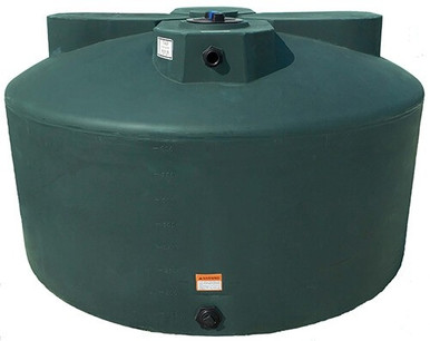Norwesco 1075 Gallon Dark Green Vertical Water Storage Tank