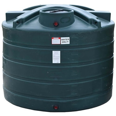 Enduraplas 1350 Gallon Dark Green Vertical Water Storage Tank