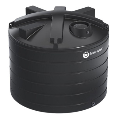 Enduraplas 7011 Gallon Black Vertical Water Storage Tank