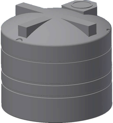 Norwesco 2450 Gallon Dark Green Vertical Water Storage Tank