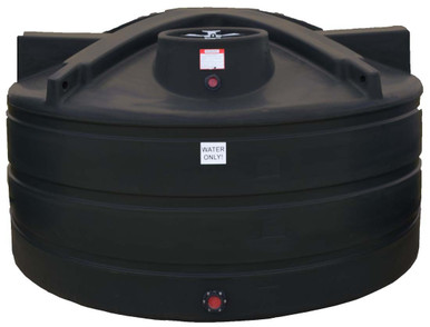 Enduraplas 1125 Gallon Black Vertical Water Storage Tank