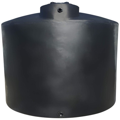 Norwesco 3000 Gallon Black Vertical Water Storage Tank