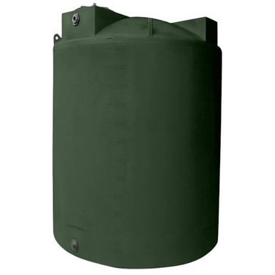 Bushman 3000 Gallon Dark Green Vertical Water Storage Tank