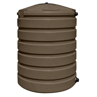 Bushman 330 Gallon Dark Brown Vertical Water Storage Tank