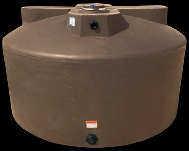 Norwesco 1075 Gallon Mocha Vertical Water Storage Tank