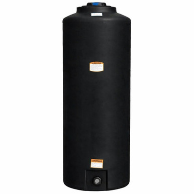 Norwesco 105 Gallon Black Vertical Storage Tank