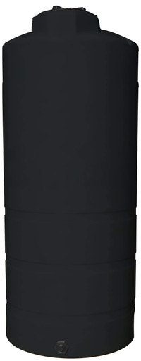 Norwesco 950 Gallon Black Vertical Storage Tank
