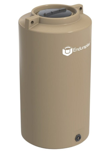Enduraplas 340 Gallon Beige Vertical Water Storage Tank